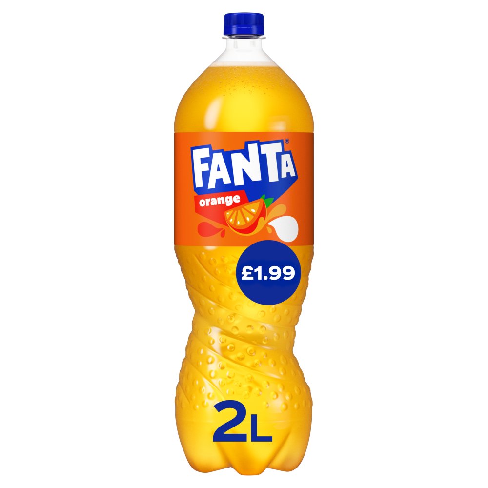 Fanta Orange 2 Litre (Price Marked £1.99)-Soft Drink-5000112662009-Fountainhall Wines