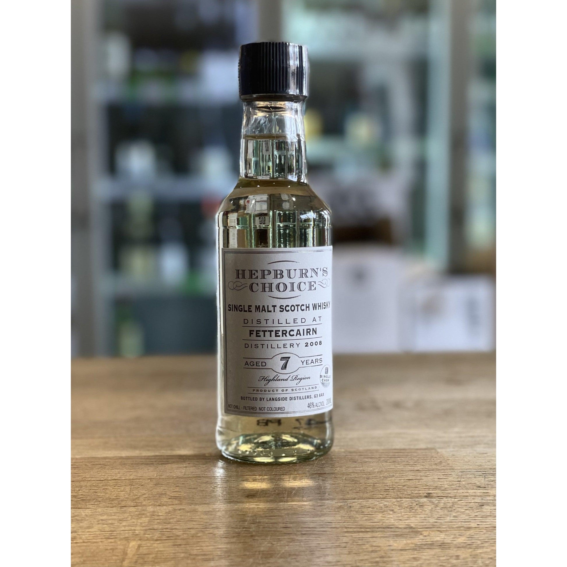 Fettercairn 7 Year Old 20cl - Hepburn's Choice - Single Malt Scotch Whisky-Single Malt Scotch Whisky-Fountainhall Wines