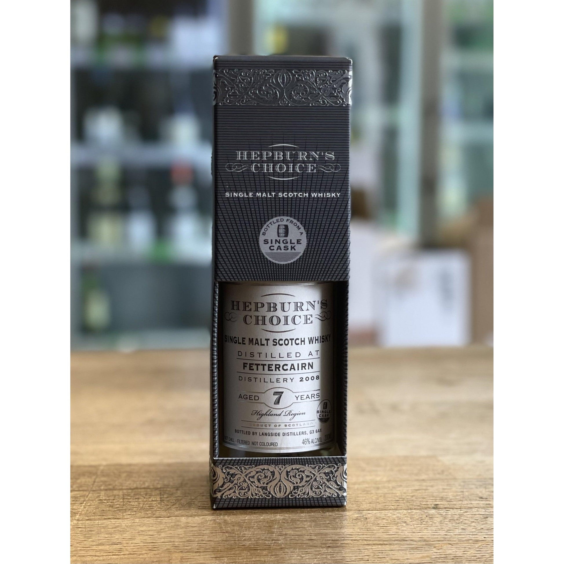 Fettercairn 7 Year Old 20cl - Hepburn's Choice - Single Malt Scotch Whisky-Single Malt Scotch Whisky-Fountainhall Wines
