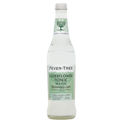 Fever Tree Refreshingly Light Elderflower Tonic Water 500ml-Soft Drink-Fountainhall Wines