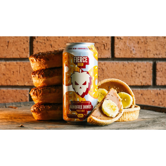 Fierce Banoffee Donuts - Pastry Pale Ale 440ml Can-Scottish Beers-5060468515671-Fountainhall Wines