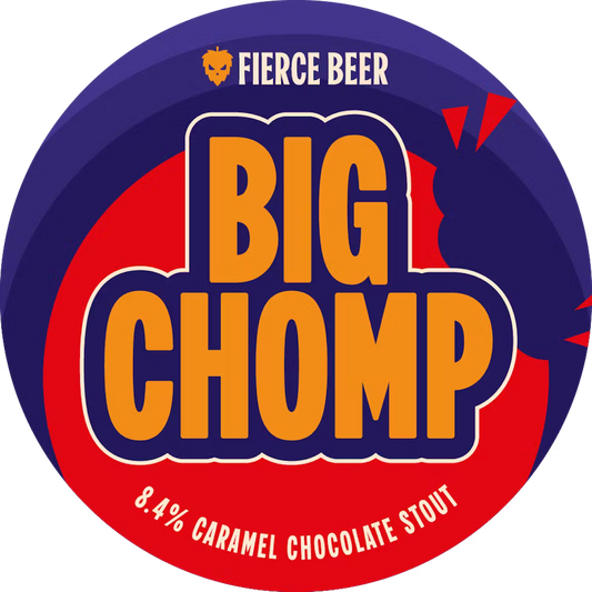 Fierce Big Chomp 330ml Chocolate Caramel Stout 8.4%-Scottish Beers-Fountainhall Wines