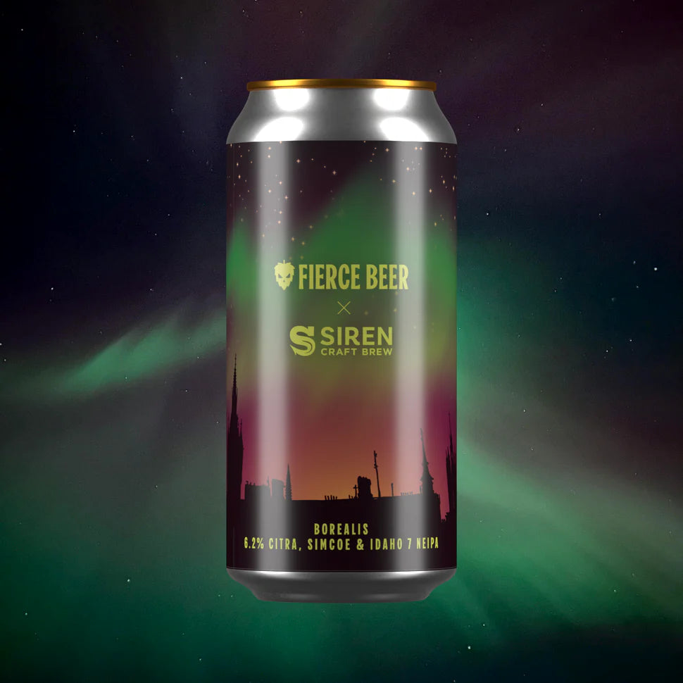 Fierce Borealis (Siren Collab) - New England IPA 440ml Can-Scottish Beers-Fountainhall Wines