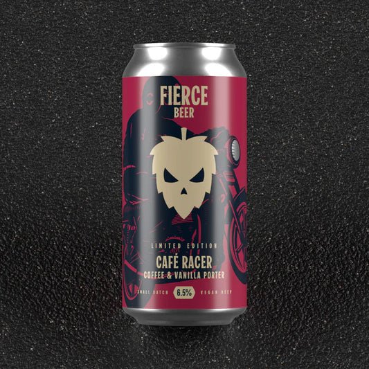 Fierce Cafe Racer - Coffee & Vanilla Porter 440ml Can-Scottish Beers-Fountainhall Wines