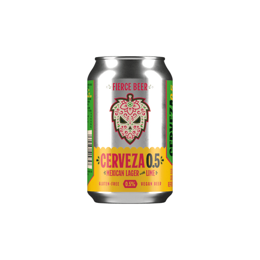 Fierce Cerveza Alcohol Free Mexican Lager 0.5% 330ml Can-Scottish Beers-Fountainhall Wines