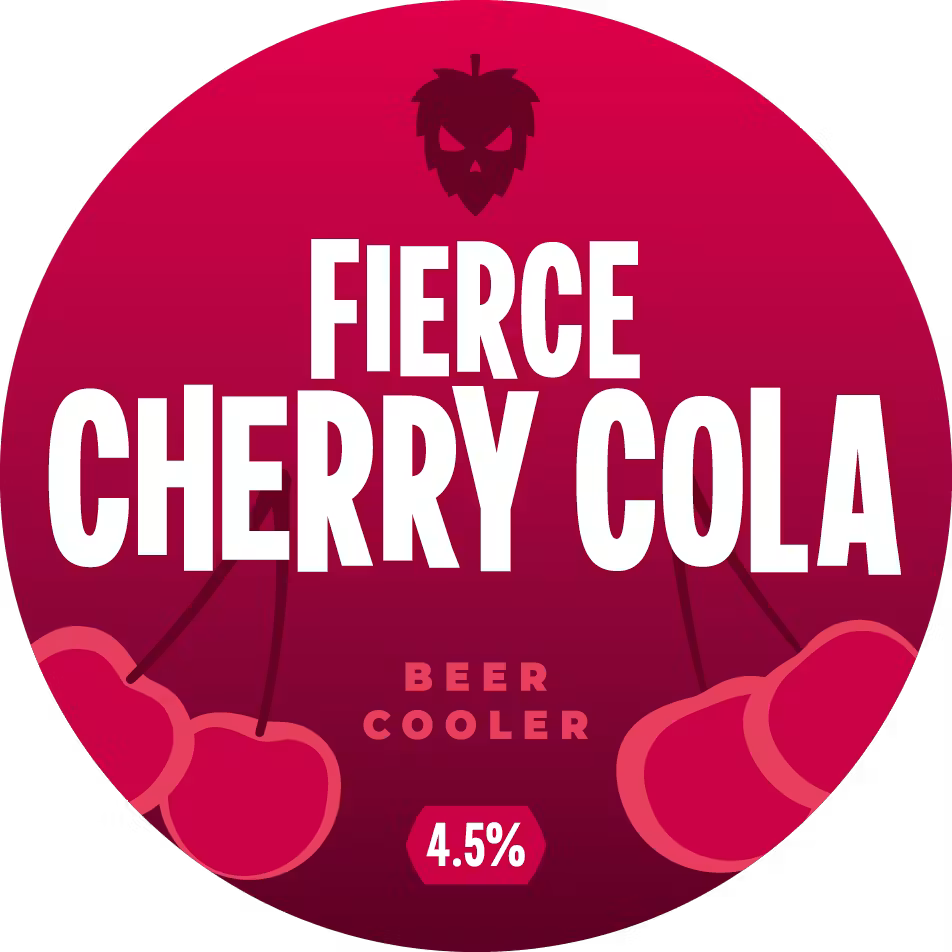 Fierce Cherry Cola 440ml Beer Cooler-Scottish Beers-Fountainhall Wines