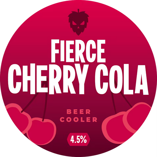 Fierce Cherry Cola 440ml Beer Cooler-Scottish Beers-Fountainhall Wines