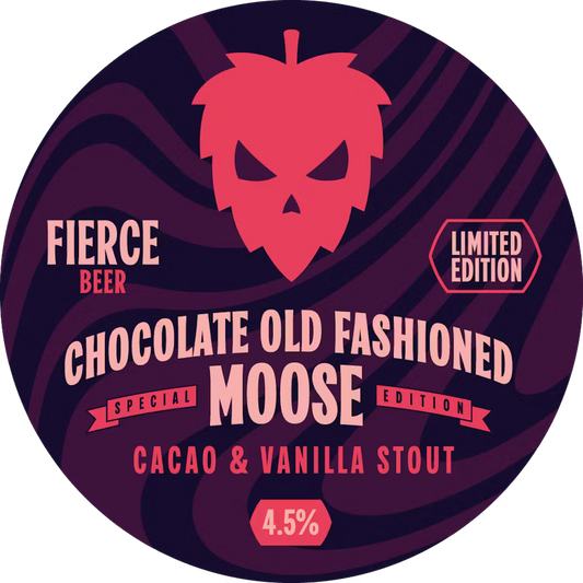 Fierce Chocolate Old Fashioned Moose 440ml Can-Scottish Beers-Fountainhall Wines