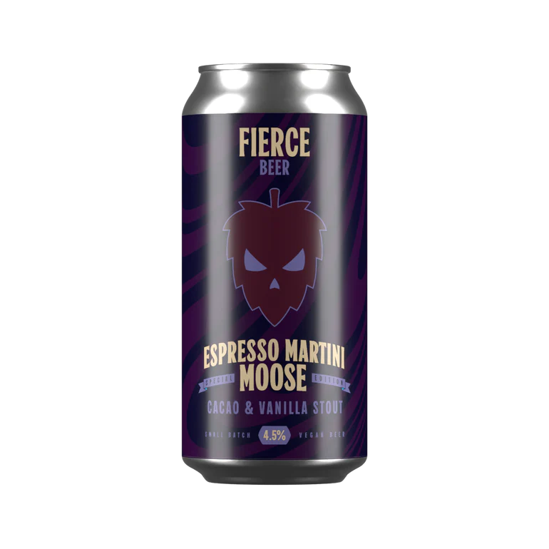 Fierce Espresso Martini Moose Stout 440ml Can-Scottish Beers-5060468516180-Fountainhall Wines