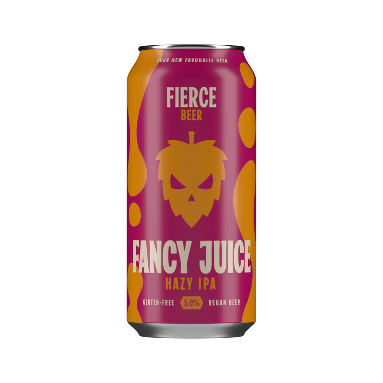 Fierce Fancy Juice Hazy IPA 440ml-Scottish Beers-5060468514155-Fountainhall Wines
