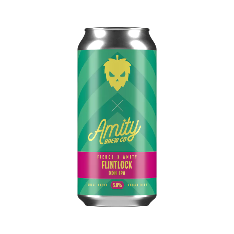 Fierce Flintlock (Amity Brew Co Collab) DDH IPA 440ml Can-Scottish Beers-5060468515565-Fountainhall Wines