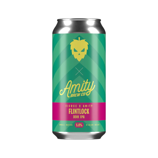 Fierce Flintlock (Amity Brew Co Collab) DDH IPA 440ml Can-Scottish Beers-Fountainhall Wines