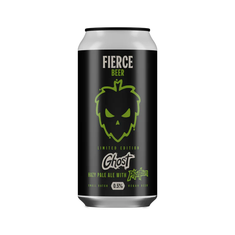 Fierce Ghost Alcohol Free Hazy Pale Ale 0.5% 440ml Can-Scottish Beers-5060468515398-Fountainhall Wines