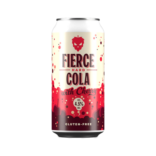 Fierce Hard Cola With Cherry 440ml-Scottish Beers-5060468516067-Fountainhall Wines