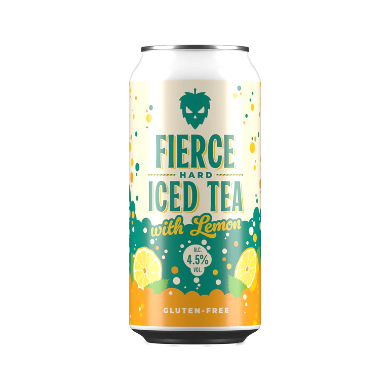 Fierce Hard Iced Tea With Lemon 440ml-Scottish Beers-5060468516012-Fountainhall Wines