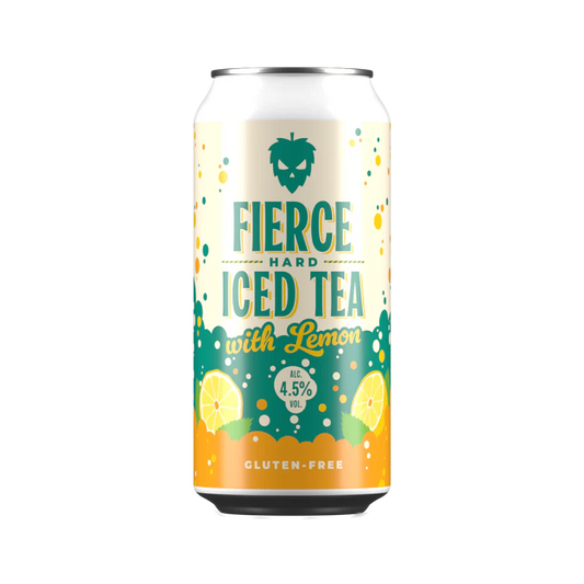 Fierce Hard Iced Tea With Lemon 440ml-Scottish Beers-5060468516012-Fountainhall Wines