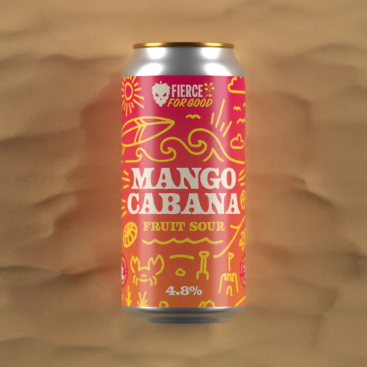 Fierce Mango Cabana Fruit Sour 440ml Can-Scottish Beers-Fountainhall Wines