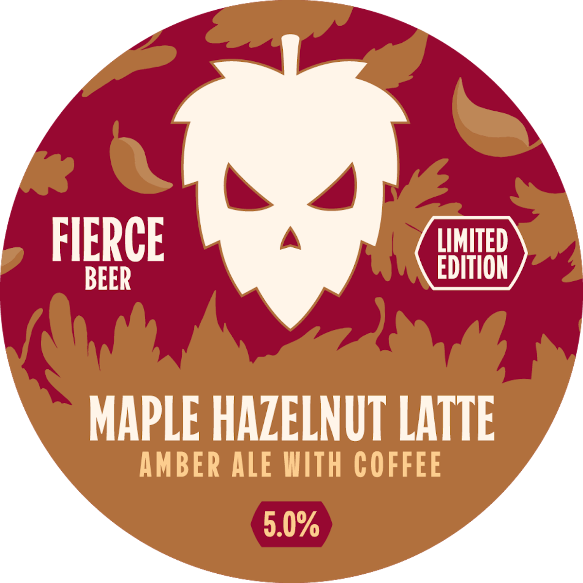 Fierce Maple Hazelnut Latte 440ml-Scottish Beers-5060468515305-Fountainhall Wines