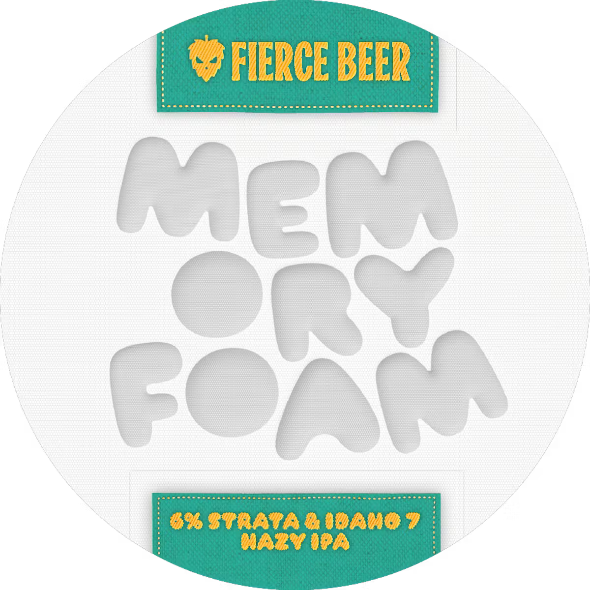 Fierce Memory Foam Hazy IPA 440ml-Scottish Beers-Fountainhall Wines