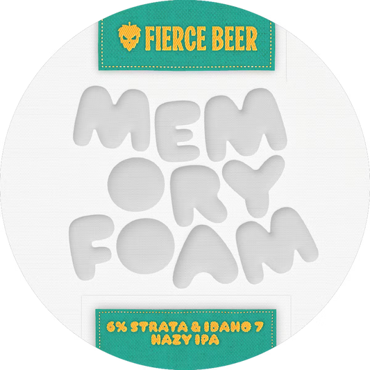 Fierce Memory Foam Hazy IPA 440ml-Scottish Beers-Fountainhall Wines