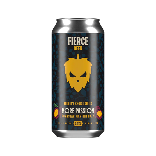 Fierce More Passion - Pornstar Martini Hazy 440ml Can-Scottish Beers-5060468515633-Fountainhall Wines