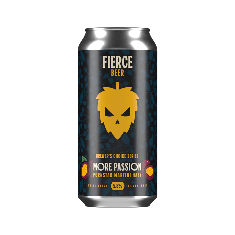 Fierce More Passion - Pornstar Martini Hazy 440ml Can-Scottish Beers-Fountainhall Wines