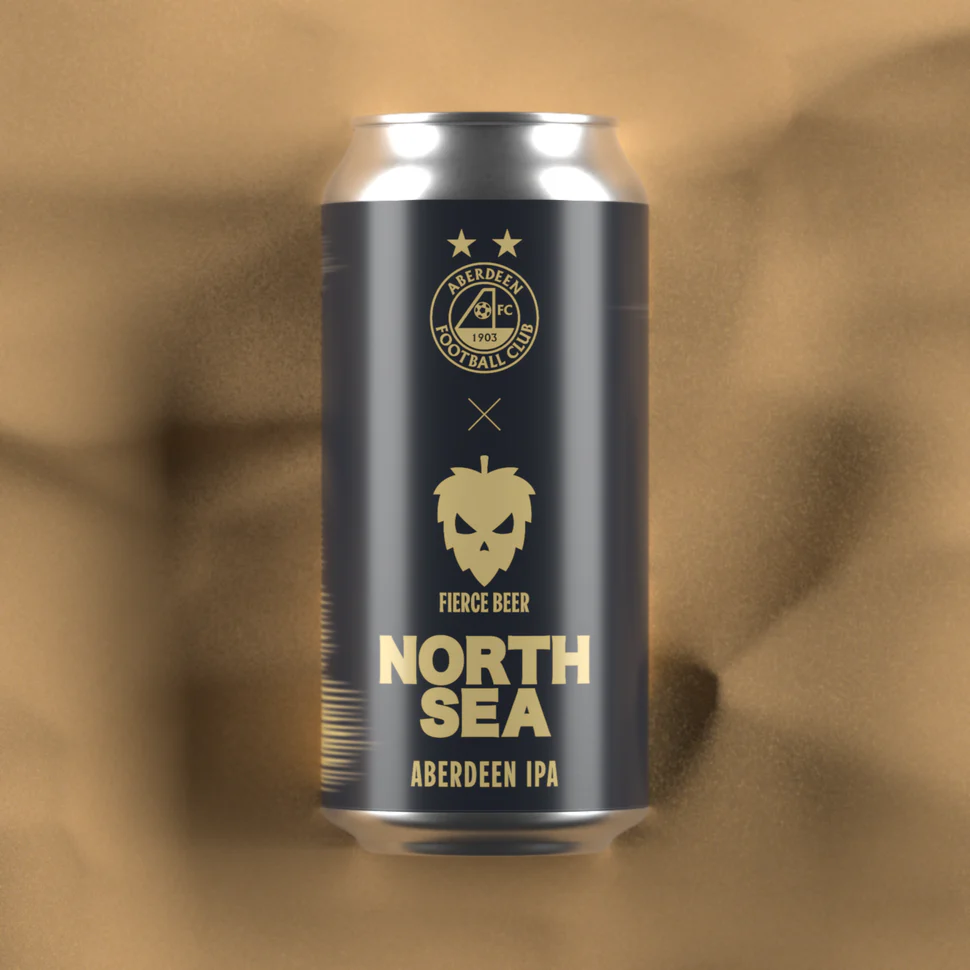 Fierce North Sea IPA (Aberdeen FC Collab) 440ml Can-Scottish Beers-Fountainhall Wines