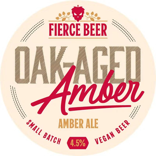 Fierce Oak-Aged Amber - Amber Ale 440ml Can-Scottish Beers-Fountainhall Wines