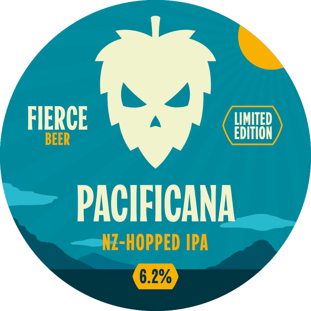 Fierce Pacificana NZ Hopped IPA 440ml-Scottish Beers-Fountainhall Wines