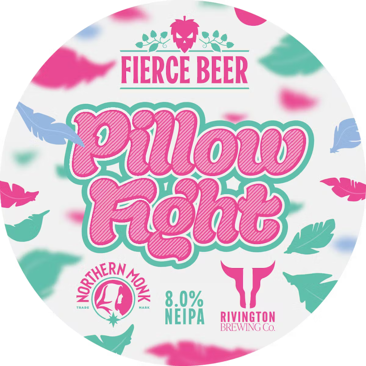 Fierce Pillow Fight (Northern Monk / Rivington Collab) DIPA 440ml Can-Scottish Beers-Fountainhall Wines