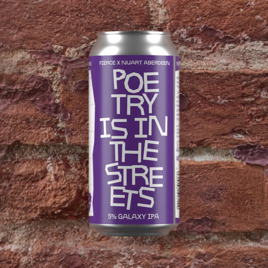 Fierce Poetry Is In The Streets (Nuart Aberdeen Collab)-Scottish Beers-Fountainhall Wines