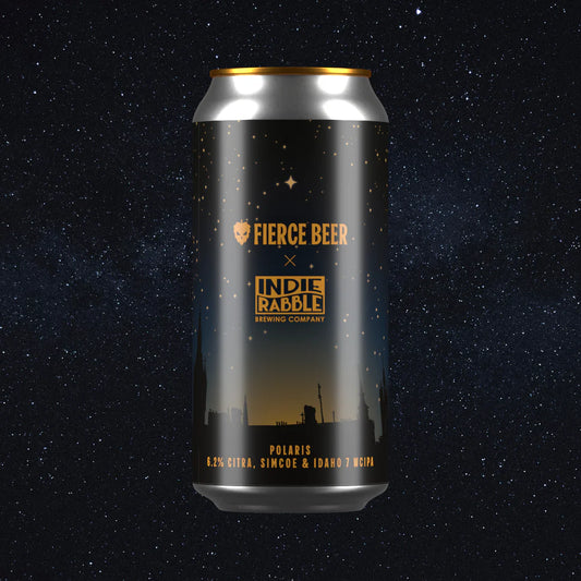 Fierce Polaris (Indie Rabble Collab) - West Cost IPA 440ml Can-Scottish Beers-Fountainhall Wines