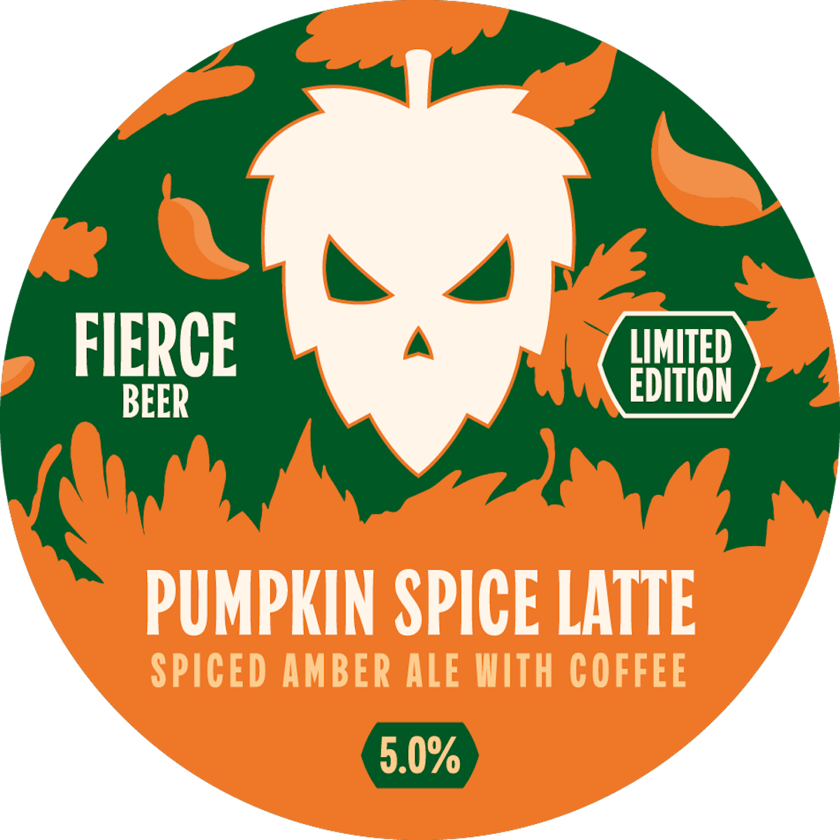 Fierce Pumpkin Spice Latte 440ml-Scottish Beers-5060468514315-Fountainhall Wines