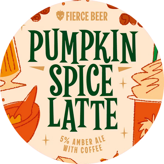 Fierce Pumpkin Spice Latte - Spiced Amber Ale 440ml Can-Scottish Beers-Fountainhall Wines