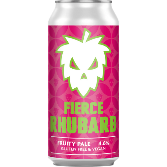 Fierce Rhubarb - Fruity Pale 440ml Can - Gluten Free-Scottish Beers-5060468513042-Fountainhall Wines