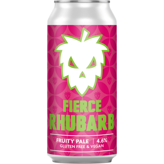 Fierce Rhubarb - Fruity Pale 440ml Can - Gluten Free-Scottish Beers-Fountainhall Wines