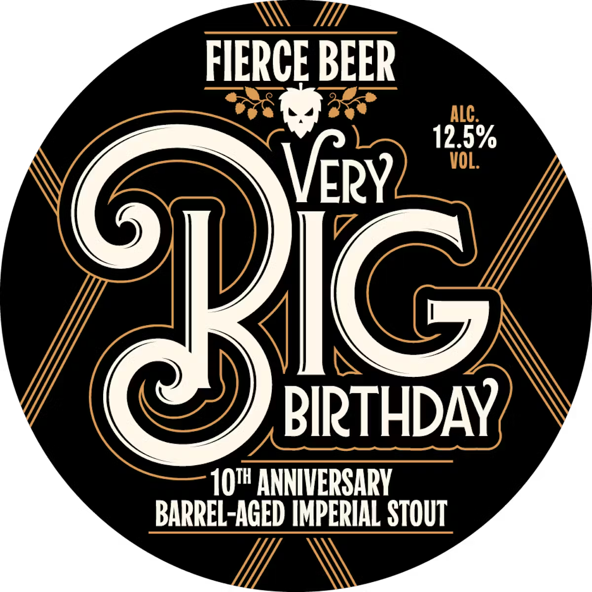 Fierce Very Big Birthday (10th Anniversary Beer) 330ml Can-Scottish Beers-Fountainhall Wines