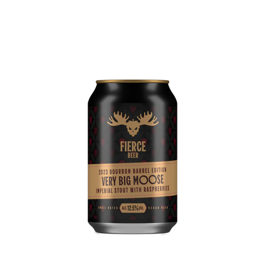 Fierce Very Big Moose 2023 Bourbon Edition 330ml Can-Scottish Beers-5060468515428-Fountainhall Wines