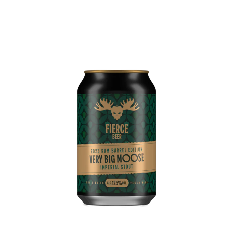 Fierce Very Big Moose 2023 Rum Edition 330ml Can-Scottish Beers-5060468515404-Fountainhall Wines