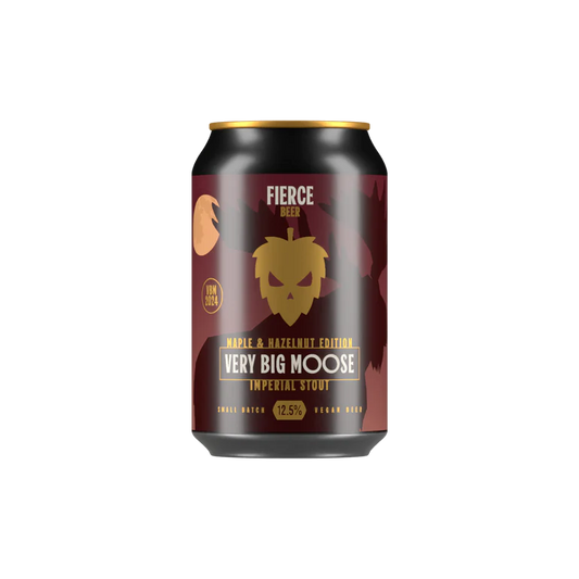 Fierce Very Big Moose 2024 Maple Hazelnut Edition 330ml Can-Scottish Beers-5060468516227-Fountainhall Wines