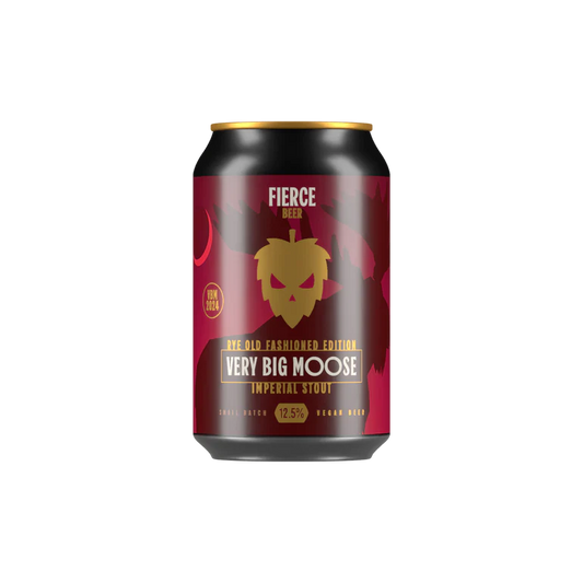 Fierce Very Big Moose 2024 Rye Old Fashioned Edition 330ml Can-Scottish Beers-5060468516210-Fountainhall Wines