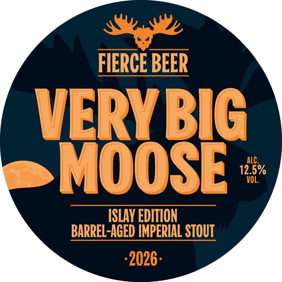 Fierce Very Big Moose 2026 - Islay Edition 330ml Can-Scottish Beers-Fountainhall Wines