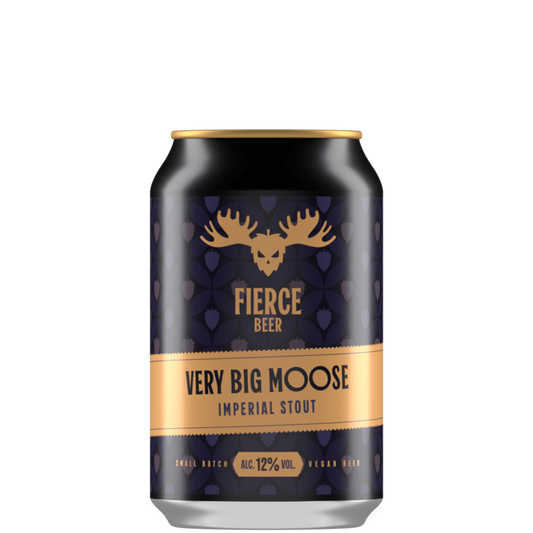 Fierce Very Big Moose (VBM) - Imperial Stout 330ml Can-Scottish Beers-5060468510737-Fountainhall Wines