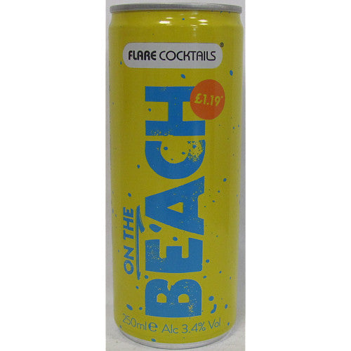 Flare Cocktails On The Beach 250ml (Price Marked £1.19)-RTD's (Ready To Drink)-Fountainhall Wines