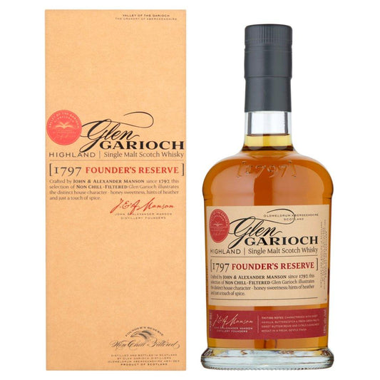 Glen Garioch Founder's Reserve 70cl - Single Malt Scotch Whisky-Single Malt Scotch Whisky-Fountainhall Wines