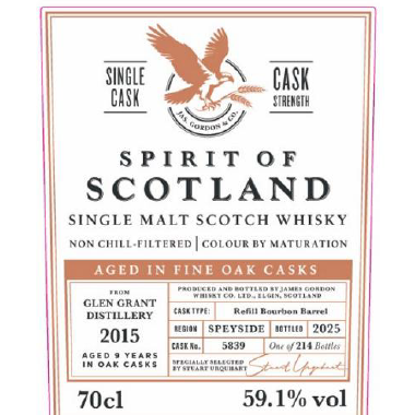 Glen Grant 9 Year Old Spirit Of Scotland (Gordon & MacPhail) - Single Malt Scotch Whisky-Single Malt Scotch Whisky-Fountainhall Wines