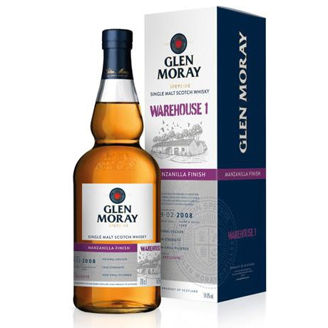 Glen Moray Warehouse 1 Manzanilla Finish 2008 54.6% (UK Exclusive) - Single Malt Scotch Whisky-Single Malt Scotch Whisky-5060116324266-Fountainhall Wines