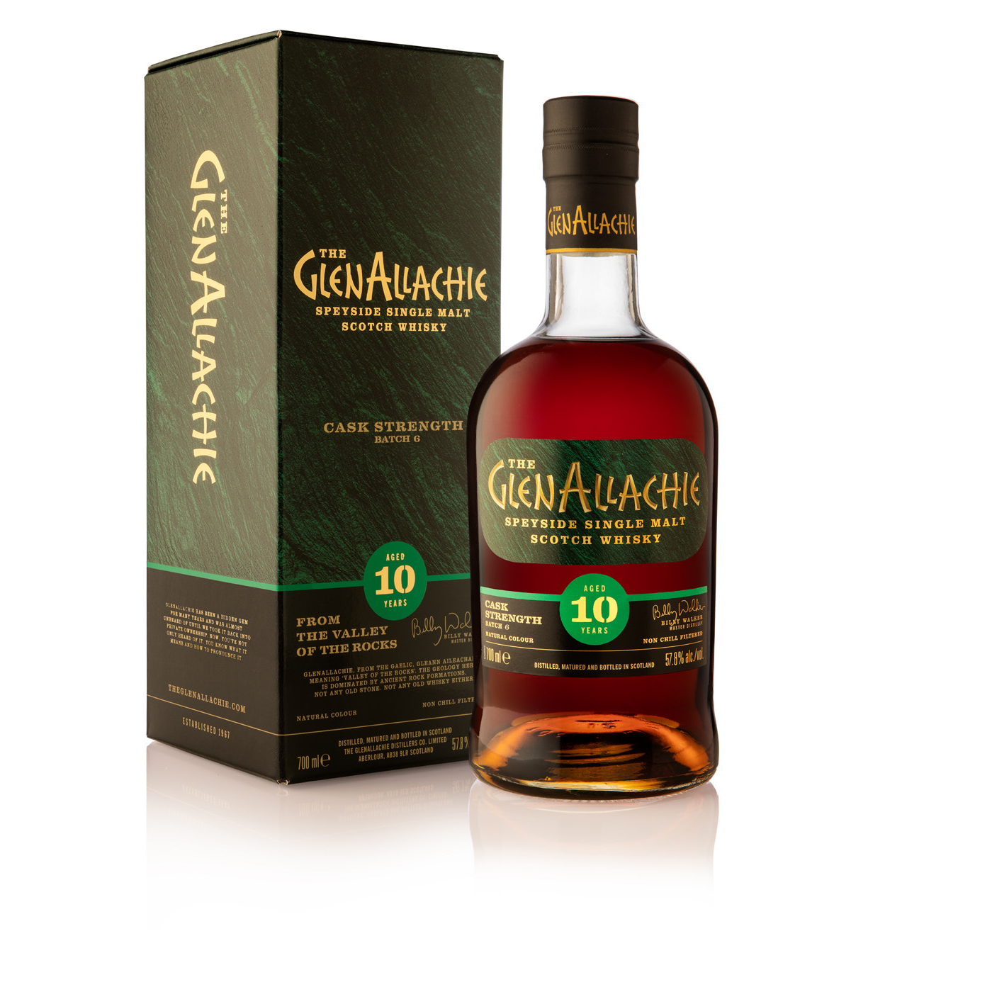 GlenAllachie 10 Year Old Cask Strength - Batch 6 -Single Malt Scotch Whisky-Single Malt Scotch Whisky-5060568323640-Fountainhall Wines