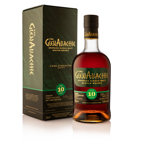 GlenAllachie 10 Year Old Cask Strength - Batch 6 -Single Malt Scotch Whisky-Single Malt Scotch Whisky-5060568323640-Fountainhall Wines