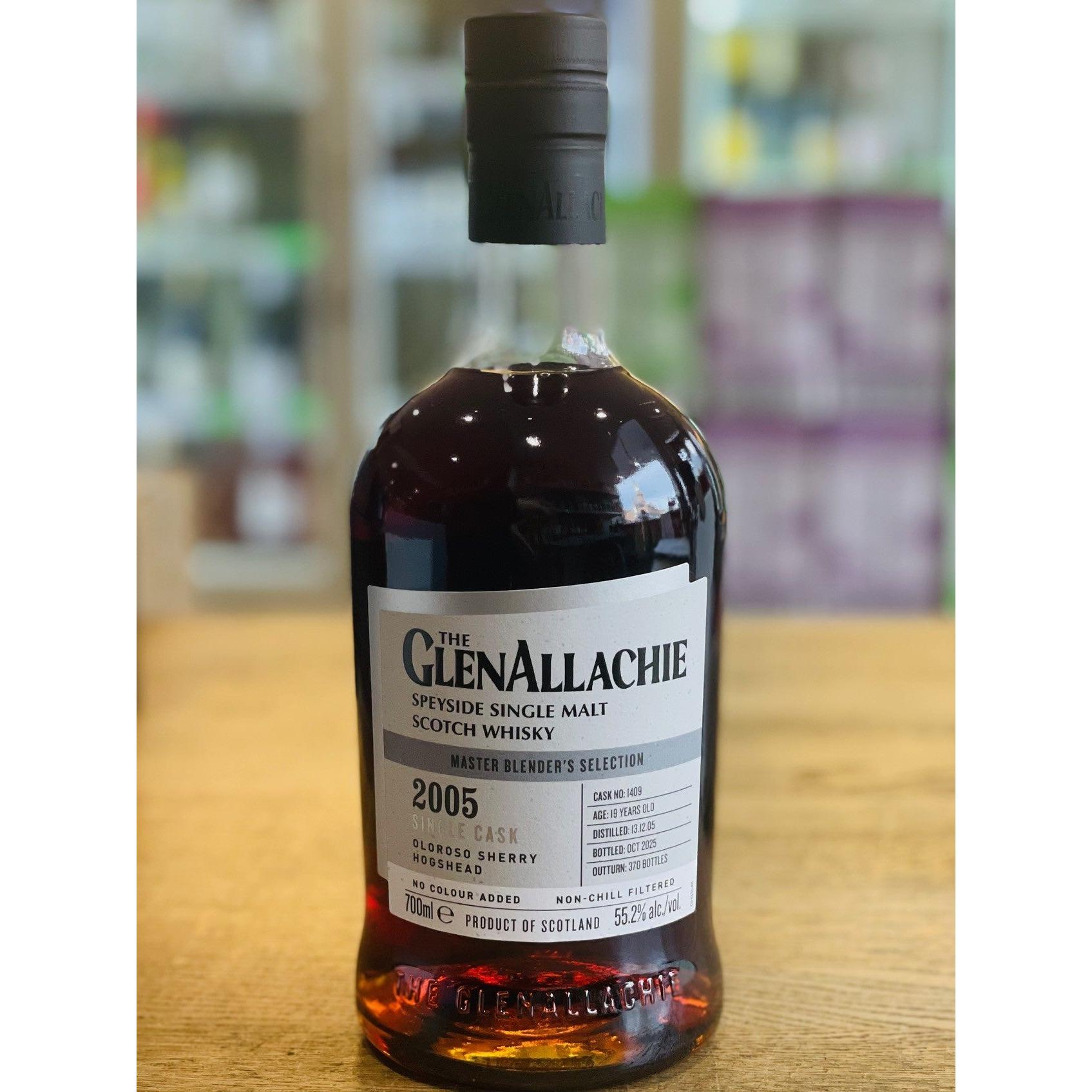 GlenAllachie 2005 Single Cask No. 1409 - 19 Year Old Oloroso Sherry Hogshead - Single Malt Scotch Whisky-Single Malt Scotch Whisky-Fountainhall Wines